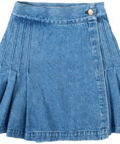 Blue Denim Women Skirt