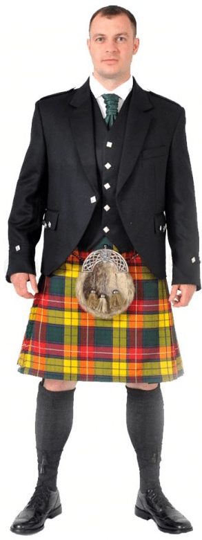 Buchanan Tartan Kilt Outfit