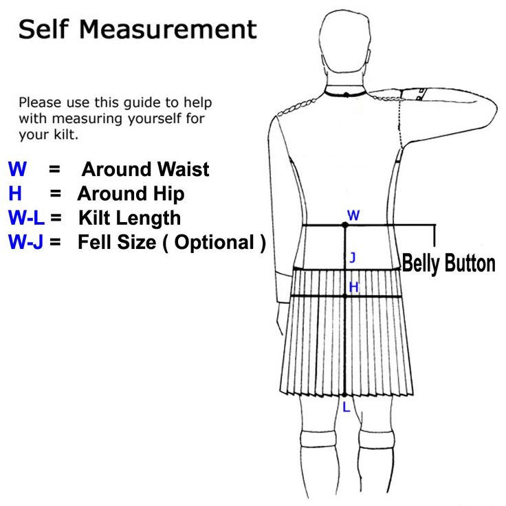 How To Measure A Kilt