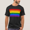 Black Rainbow Pride T Shirt
