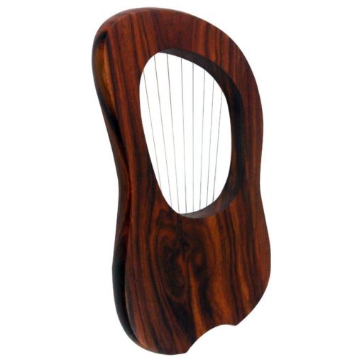 Rosewood 10 Strings Lyre Harp