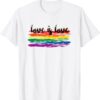 White Pride Love T Shirt